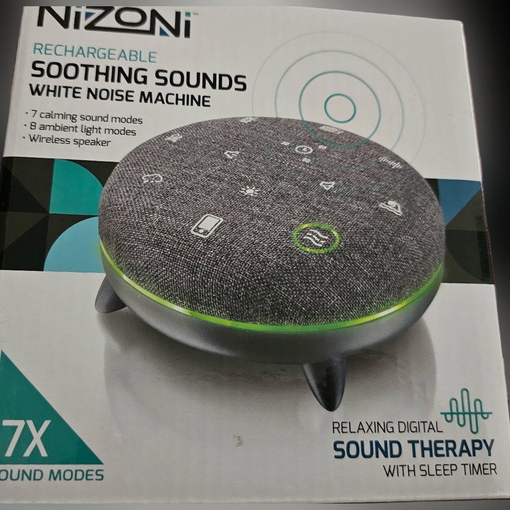 Nizoni Rechargeable Soothing Sound Machine